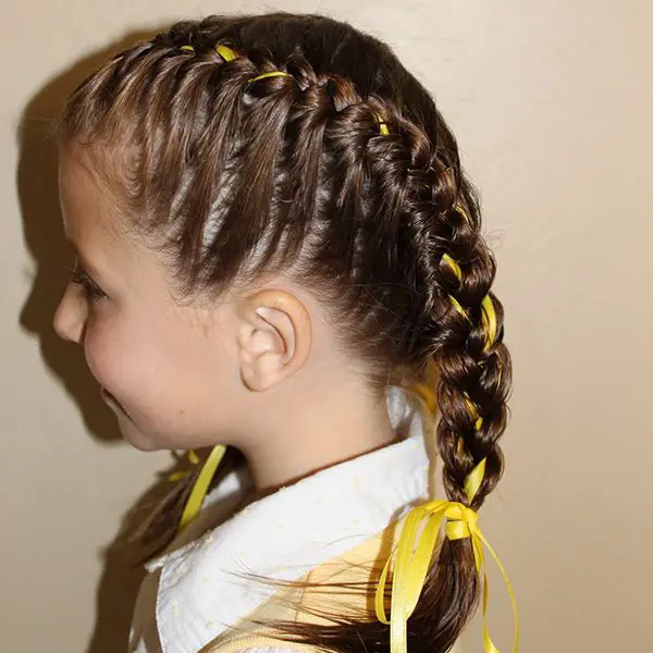 26 Stupendous Braided Hairstyles For Kids - SloDive