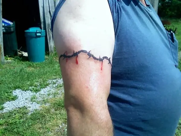 Barbed Wire Tattoo Template - Best Tattoo Ideas