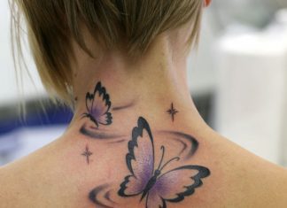 24 Elegant Back of Neck Tattoos