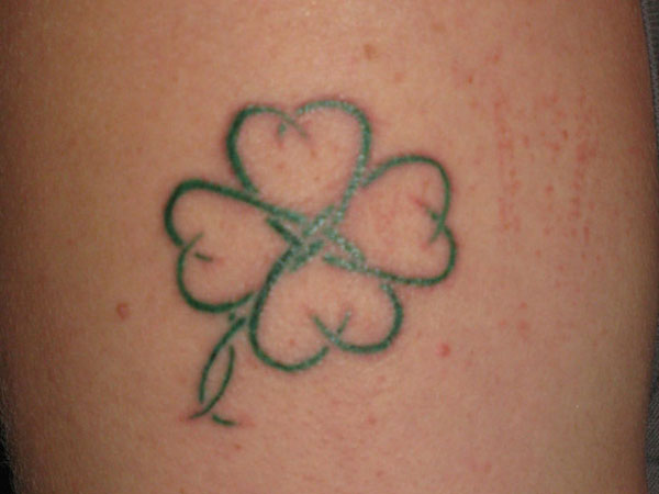 Clover Irish Four Leaves Luck Tattoo png  PNGWing