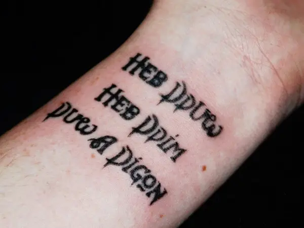 irish sayings tattoo