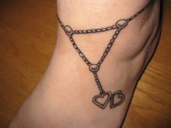 Elegant Heart Locket Tattoo