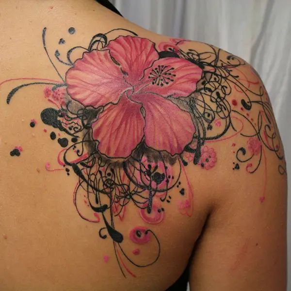 Iron Crown Tattoo  Beautiful hibiscus and hummingbird by orlandoferron     hibiscus hibiscusflower hummingbird hummingbirdtattoo flowertattoo  flower hibiscustattoo details girlytattoo shouldertattoo  girlswithtattoos lineslineslines 