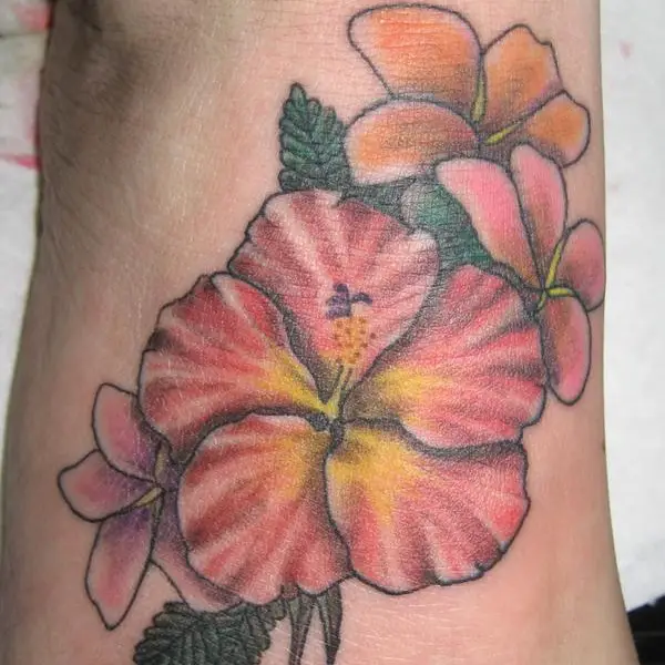 Hibiscus Flower Tattoo