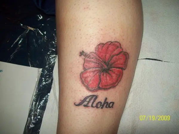 Aloha With Hibiscus