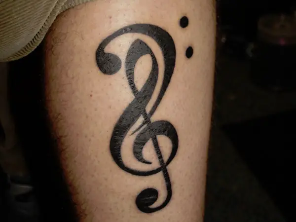 music tattoo for guys