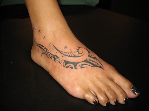 Polynesian Inspiration Foot