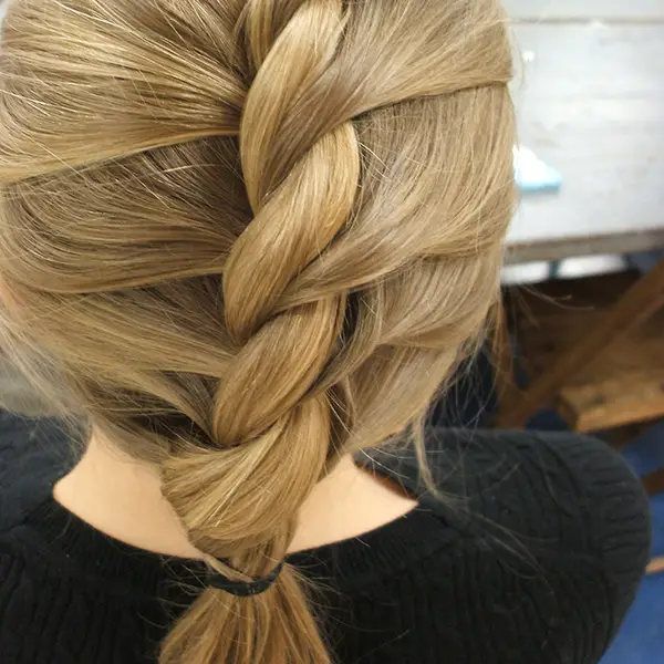 26 Graceful Reverse French Braid Styles Slodive