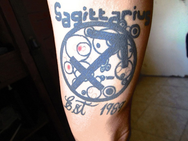 Bold Sagittarius Tattoo