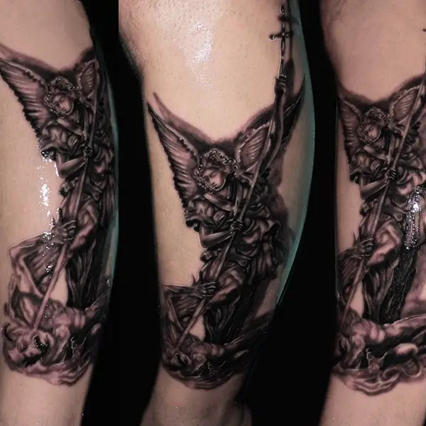 st michael archangel tattoo on handTikTok Search