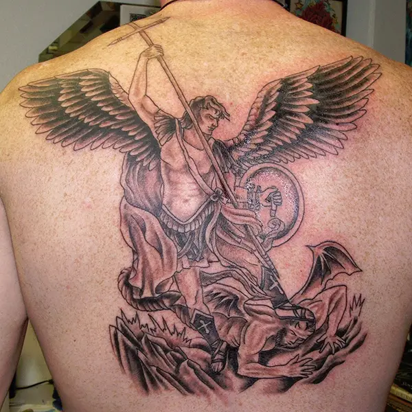 95 Best Saint Michael Tattoos Designs  Meanings 2019