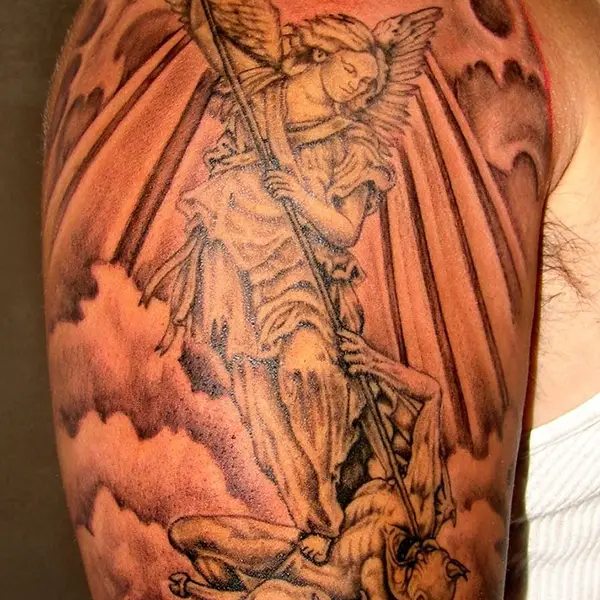 What Does St Michael Tattoo Mean  Represent Symbolism