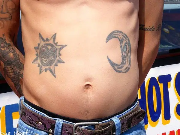 Stomach tattoo   rtraditionaltattoos