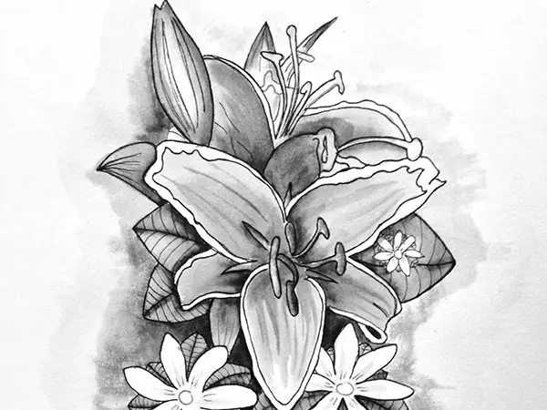 Flower Drawing