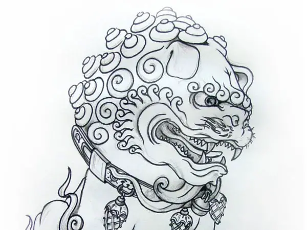 Chinese Tattoo Drawing