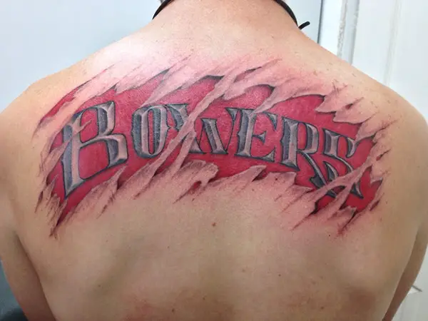 Badass Name Tattoo