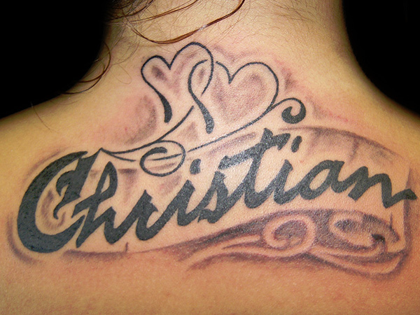 Religious Name Tattoo