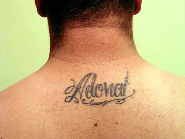 God's Name Tattoo