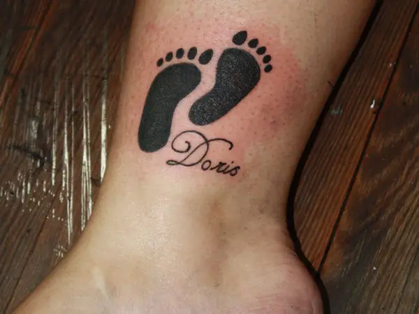 Footprint Doris Tattoo
