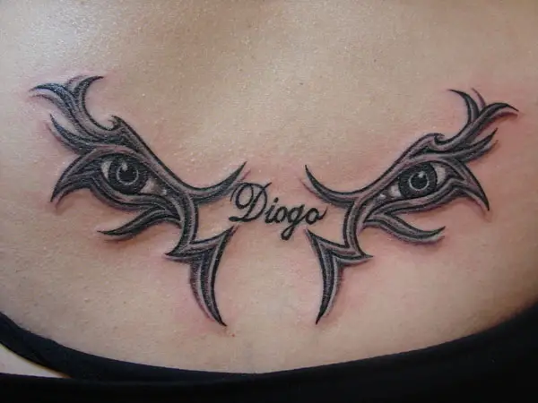 Eyes Dioga Tattoo