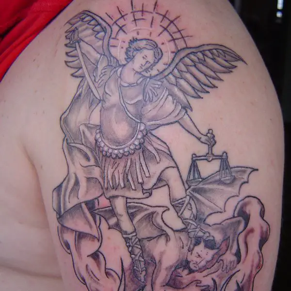 95 Best Saint Michael Tattoos Designs  Meanings 2019