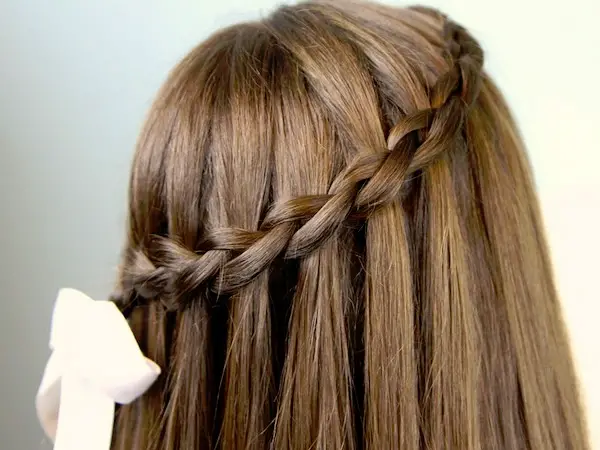 26 Sweet Waterfall French Braid Hairstyles Slodive