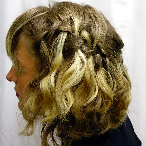 26 Sweet Waterfall French Braid Hairstyles Slodive