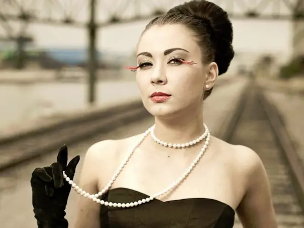 Elegant Black Updo