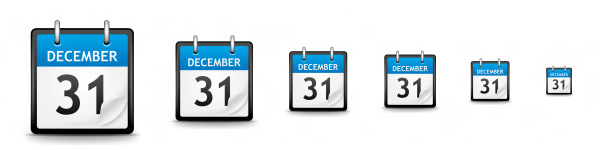 Blue Calendar Icon