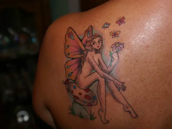 Flower Fairy Tattoo