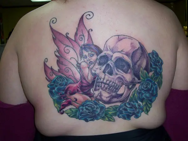 Skull Fairy Tattoo