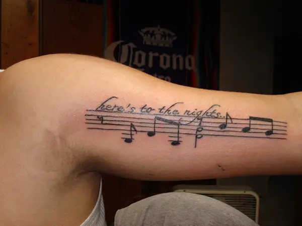 Musical Arm Tattoo