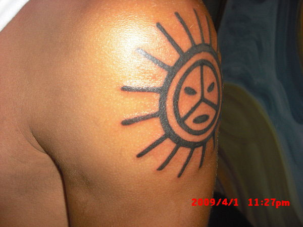 Taino Sun Tattoo