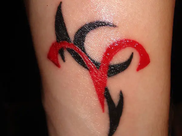 Simple black and red design What do you think  rTattooDesigns