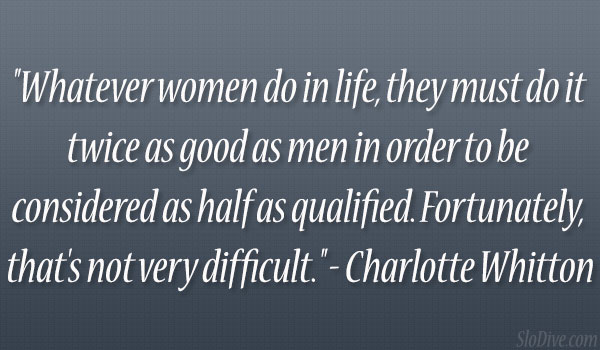 Charlotte Whitton Quote