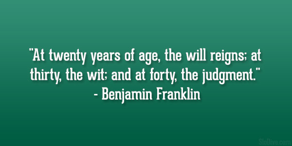 Benjamin Franklin Quote