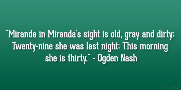 Ogden Nash Quote