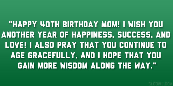 Mom Birthday Quote