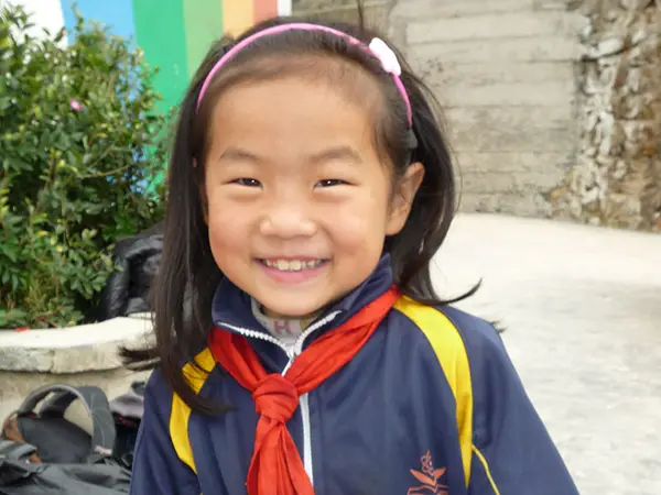 Cute Little Schoolgirl