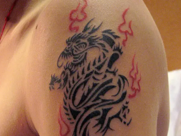 Appealing Dragon Tattoo