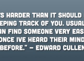 27 Picturesque Edward Cullen Quotes