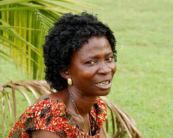 Old Woman Natural Hairstyle