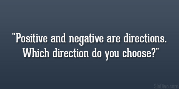 Positive And Negative