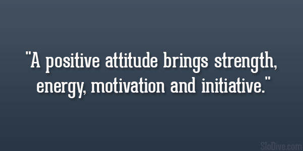 Positive Attitude Quote