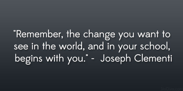 Joseph Clementi Quote