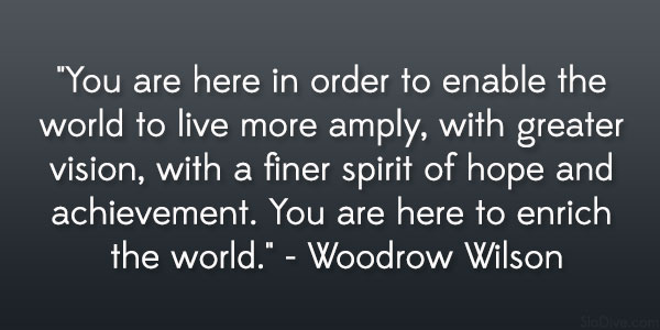 Woodrow Wilson Quote