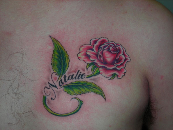 Rose Tattoos With Names In The Petals Best Tattoo Ideas.