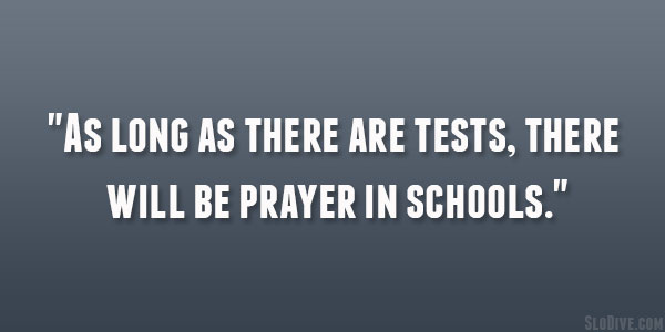 Prayer In Schools