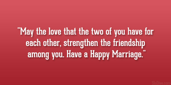 Happy Marriage