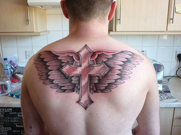 Devotional Wings Tattoo